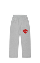 HEART JOGGER GREY