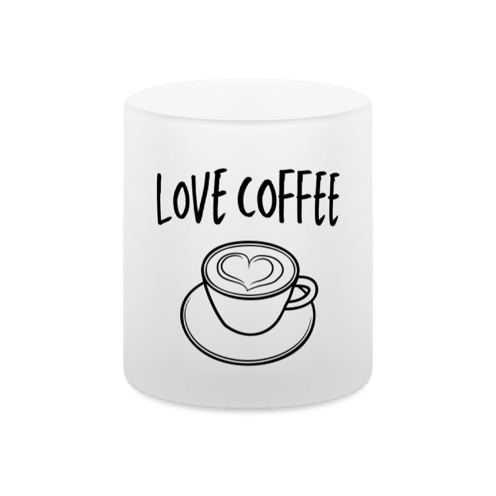 Love Coffee - tealight holder satin