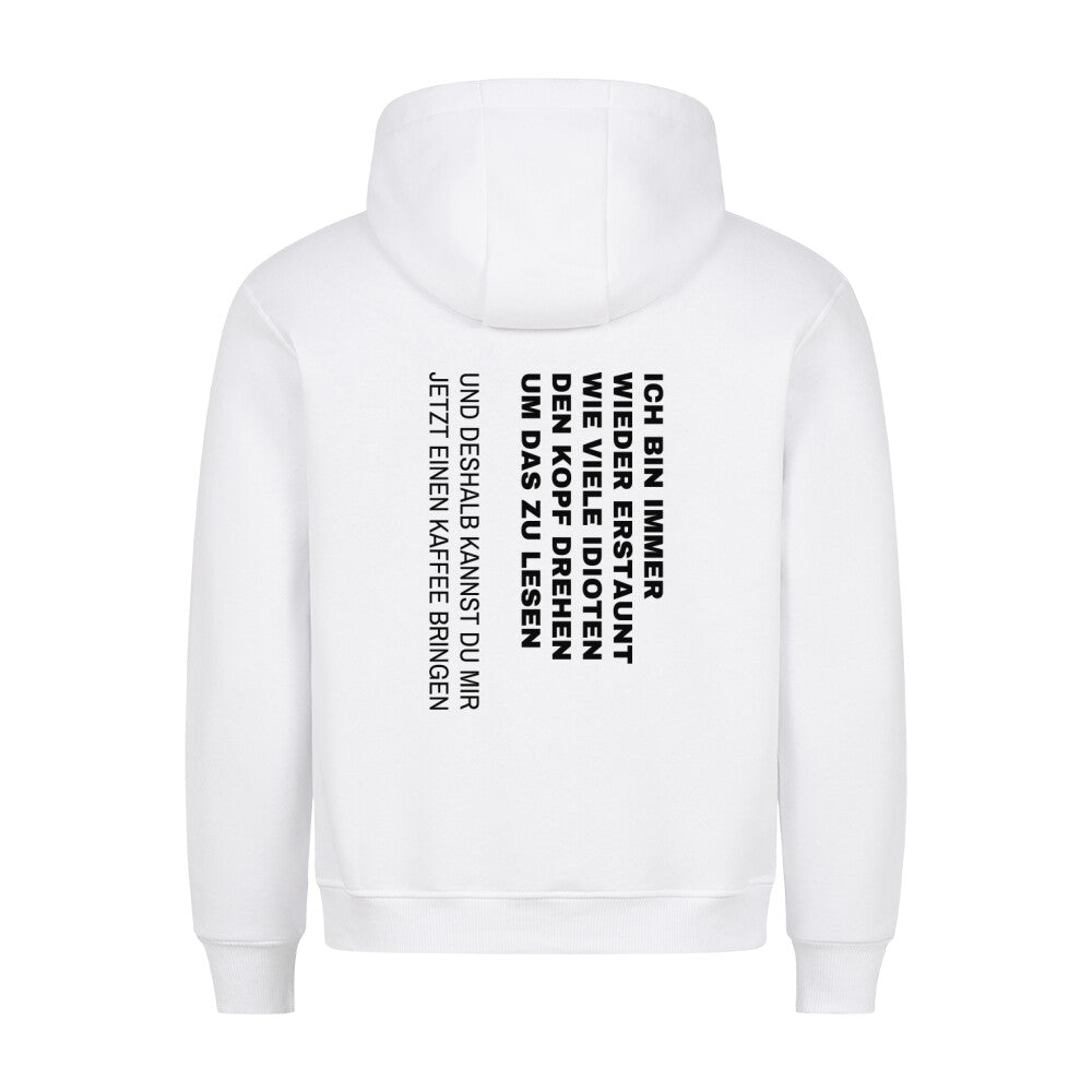 Idioten - Premium Hoodie Backprint Unisex